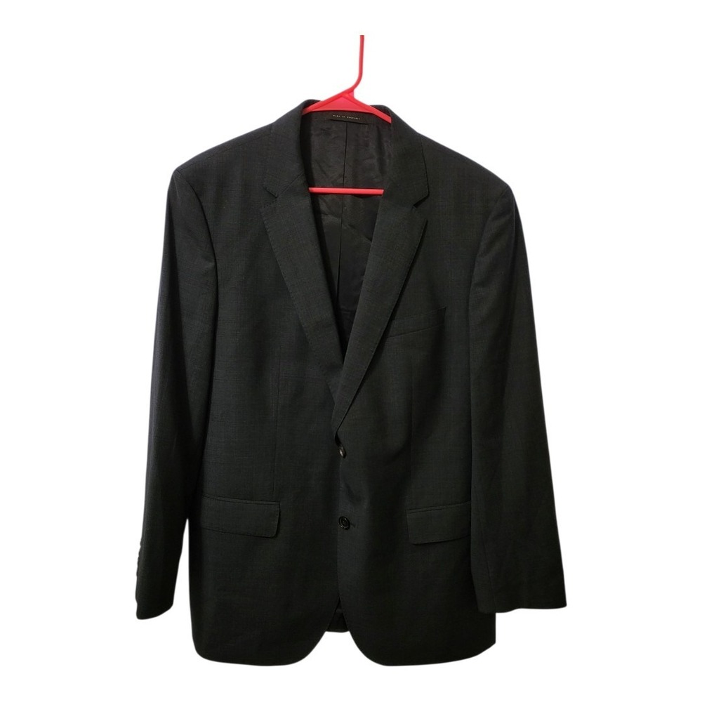Hugo Boss X Reda Super 100s Navy 2 Button Sports Coat Blazer Wool Jacket Sz 44R